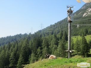 Auf die Handschuhspitze