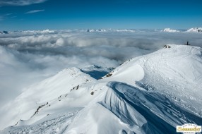 Skitour Pirchkogel - Blick nach Westen